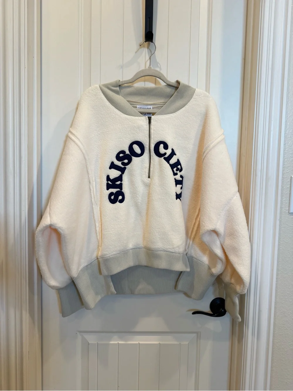 Free People Tricia Fix Ski Society Quarter Zip